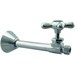 VAB0034 Straight Stop Valve, Cross handle